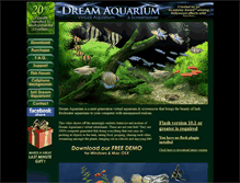 Tablet Screenshot of dreamaquarium.com